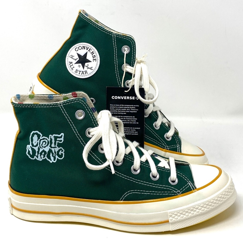 Converse Chuck 70 Golf Skate Shoes Women's Size Green Canvas Custom A04325C-WYGY